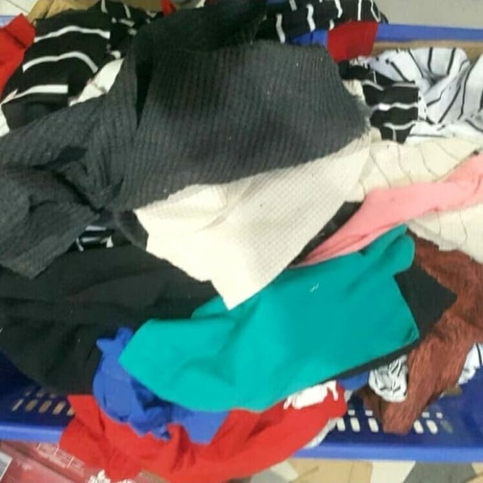 Kain majun warna 1 kg Kain majun jahit Lap Kain majun