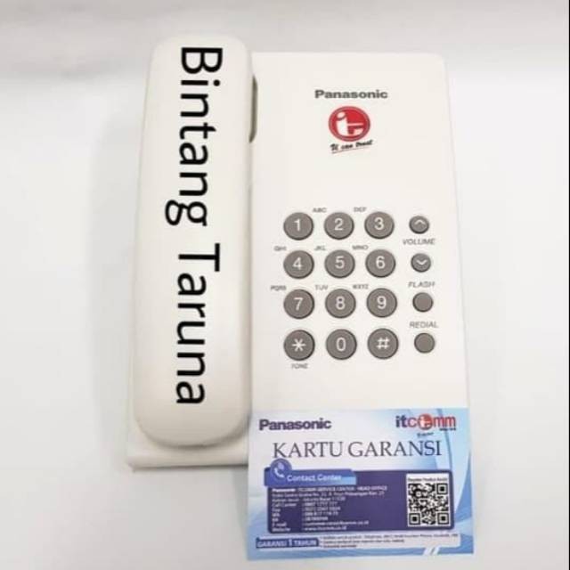 Telepon Kabel Kx-Ts505Mx Kx-Ts505Mxw (Putih)