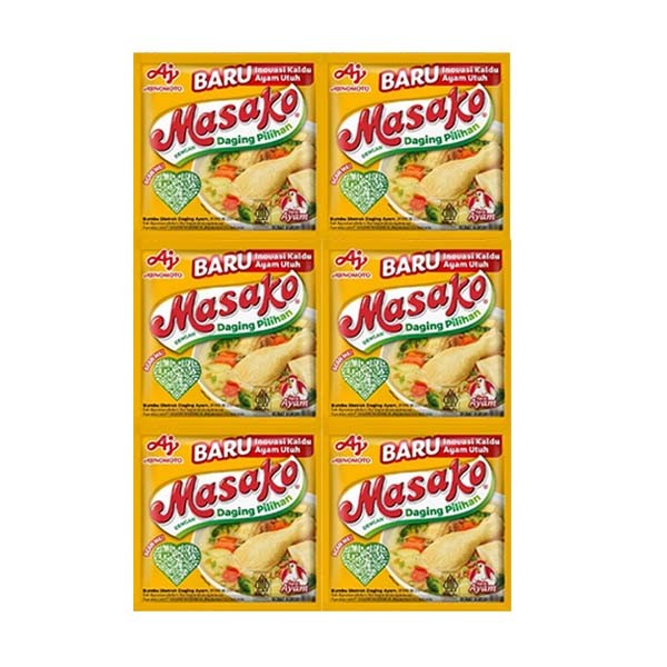 

MASAKO AYAM 6'S X 8,5 GR