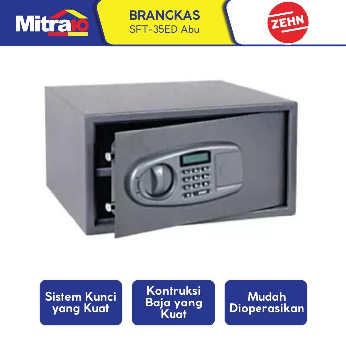 Zehn Sft-45Ec 250X450X365 Grey Laptop Safe Brankas Penyimpan Barang
