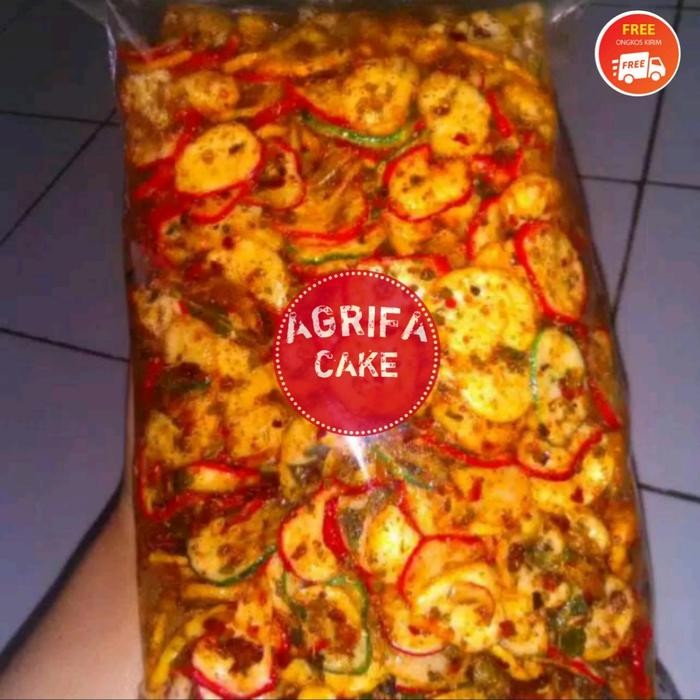 

Seblak kering cemilan kerupuk pedas wangi daun jeruk 1kg