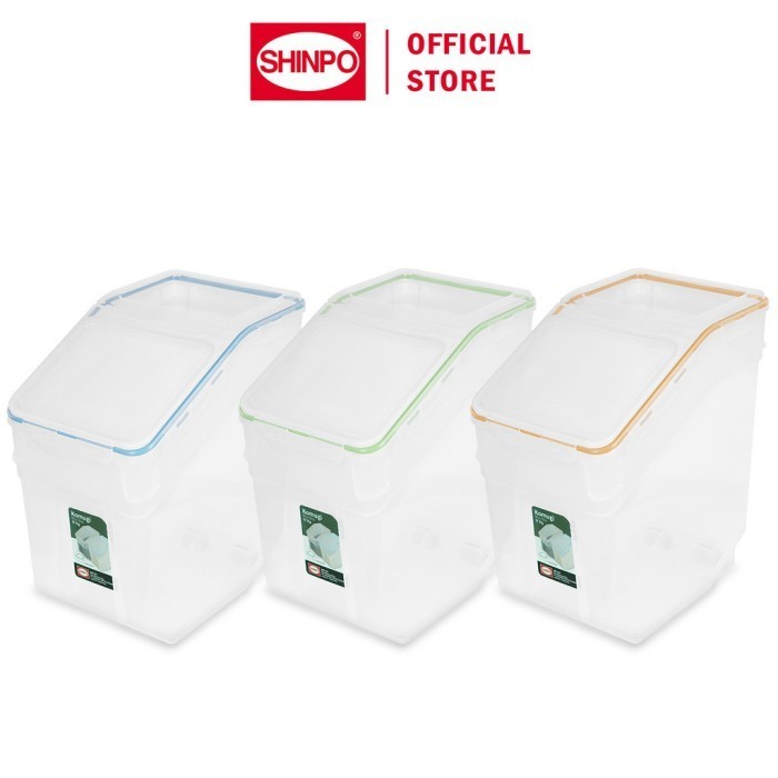 417 Rice Box 17 Kg Tempat Beras Komugi K Container Box Wadah Penyimpanan Beras Plastik Kedap Udara