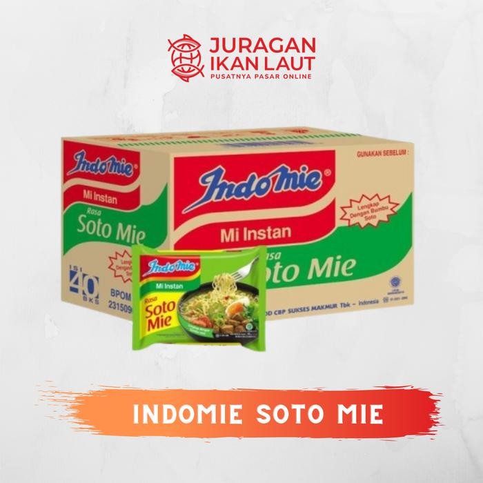 

INDOMIE MI INSTAN SOTO MIE 1 DUS - ISI 40 PCS