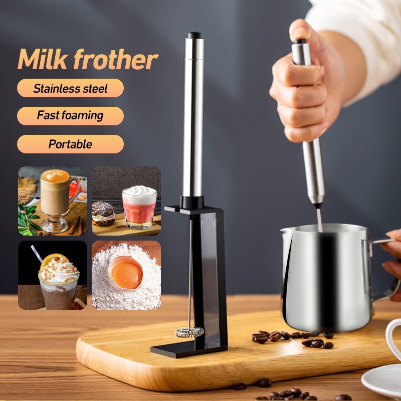 Hand Mixer Mini Alat Elektrik Pengaduk Kopi Coffee Foam Machine Milk Foam Maker