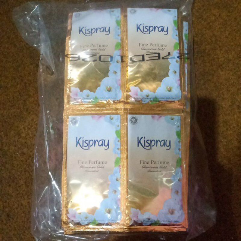 Kispray Gold Sachet 1 Pack (72 Pcs)