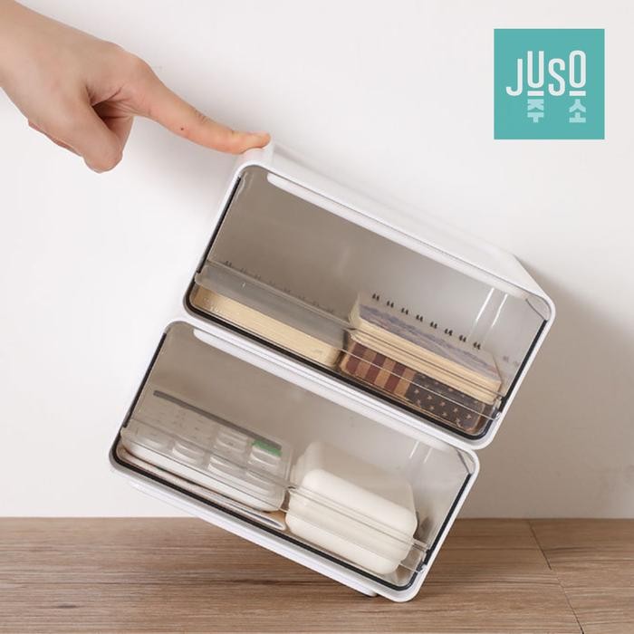 

Juso Kotak File Laci Penyimpanan Desk Drawer Storage Box Stackable