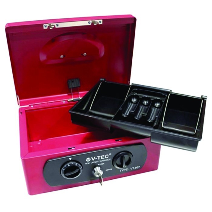 

V-Tec Cash Box Vt 867 Uk. 275 X 195 X 120 Mm