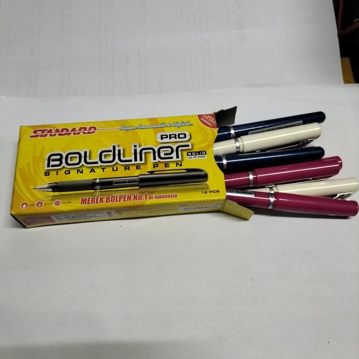 

Bentley - Pulpen Standard Boldliner Pro 0.8 ( Biru )