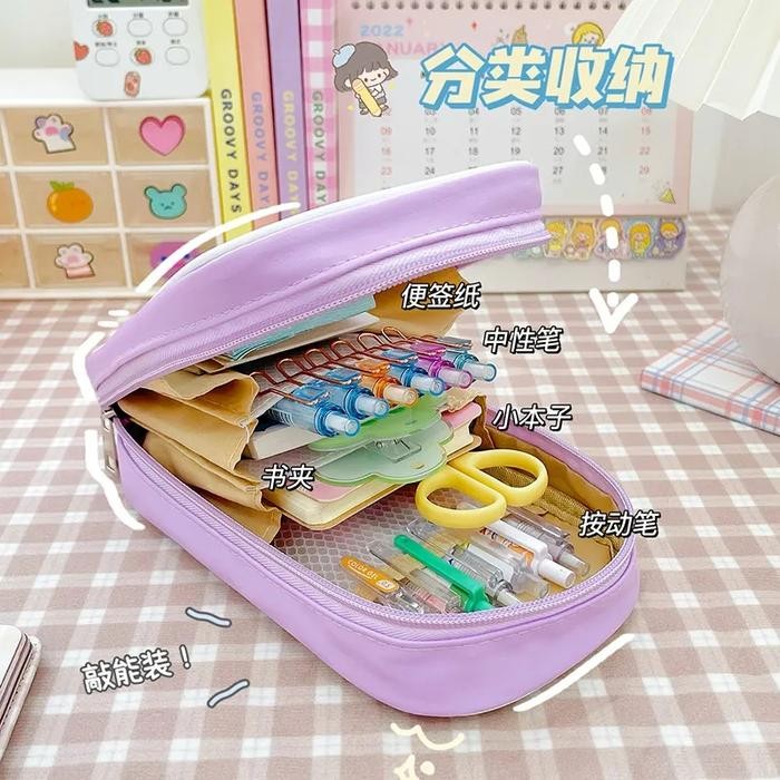 

Bentley - Tempat Pensil Aesthetic Terbaru Pencil Case Kotak Pensil Kawaii Korea