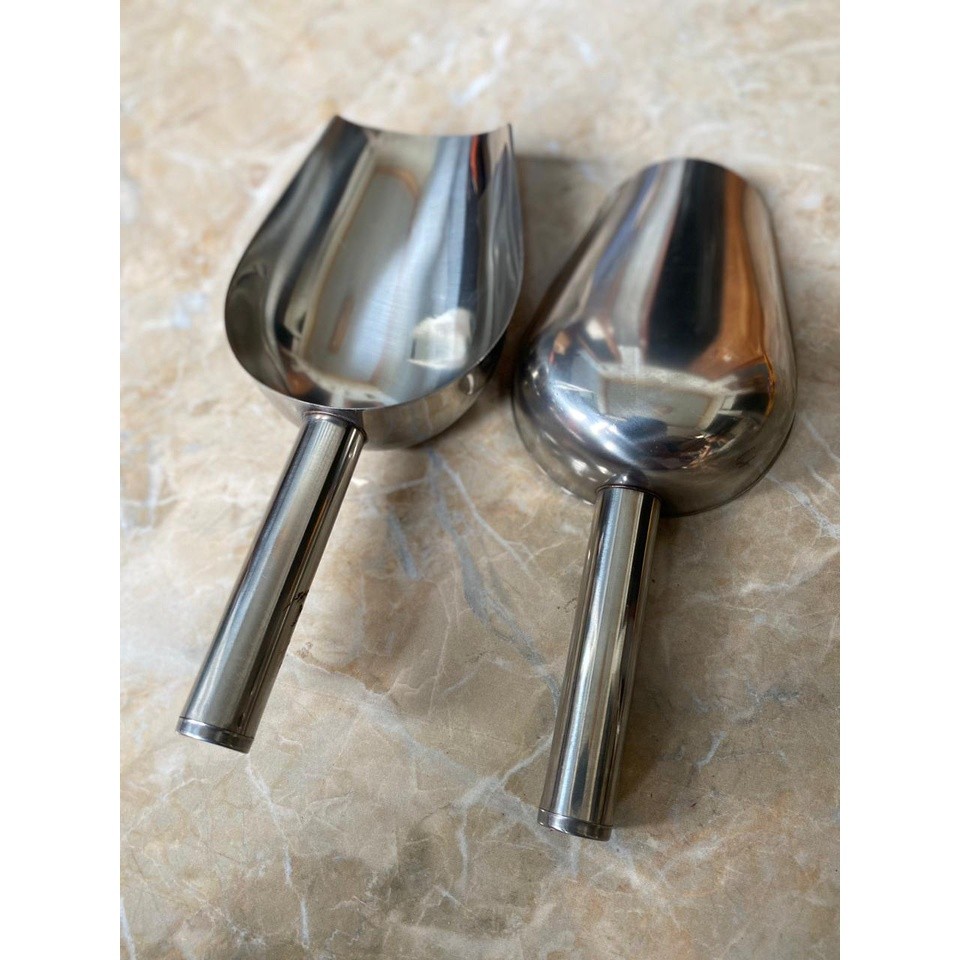 Eleganterra Sekop Es Batu Stainless / Sekop Es Batu / Sendok Es Batu Stainless / Sekop Es Batu