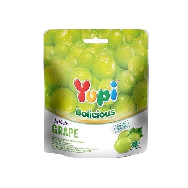 

YUPI BOLICIOUS WHITE GRAPE 40GR