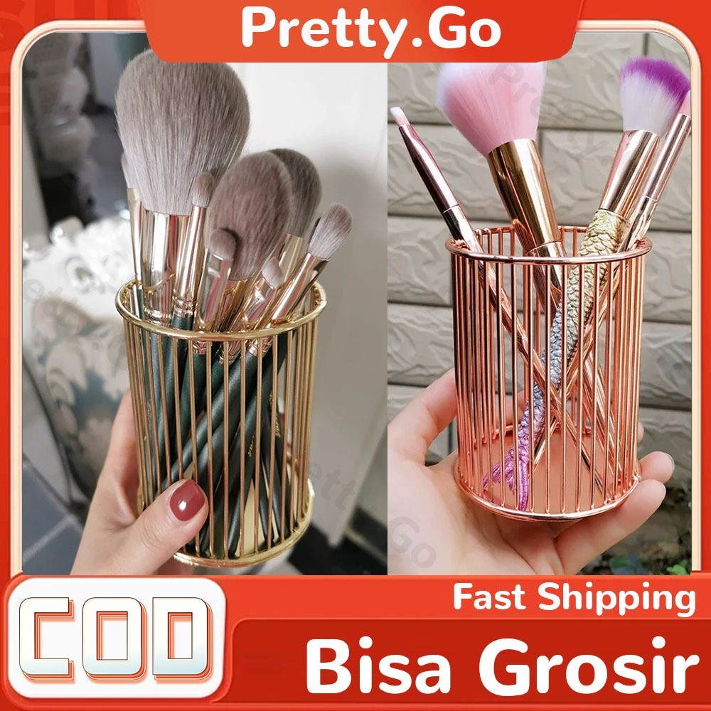 

FLASH SALE TEMPAT PENSIL DAN PULPEN MOTIF MAKE UP BRUSH HOLDER KERANJANG DESKTOP PEN HOLDER