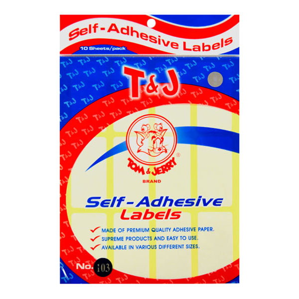 

LABEL TO&JERRY 103 10 PCS / PACK