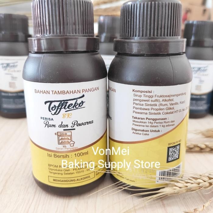 

JTTOP" TOFFIECO RHUM RUM BUTTER CREAM BUTTERCREAM PASTE PERISA PASTA 100 GR