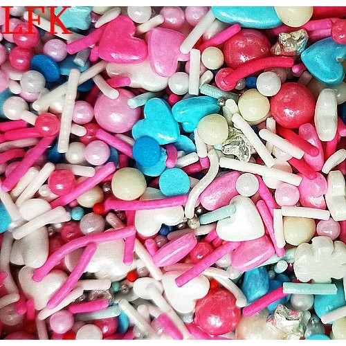 

JTTOP" SPRINKLE BLUE PINK WHITE BABY BORN BAYI BIRU PINK PUTIH PEARL MUTIARA