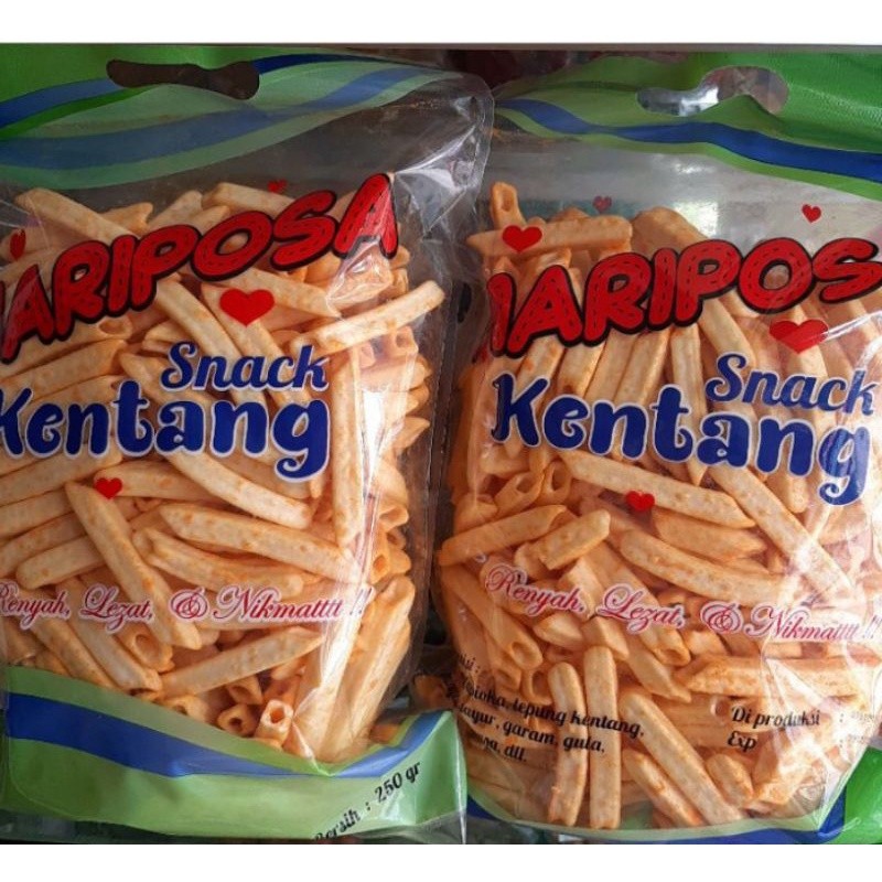 

Mamam_Asoy Stick Kentang Mariposa / Snack Kentang Rasa Asin Rasa Keju Dan Rasa Balado