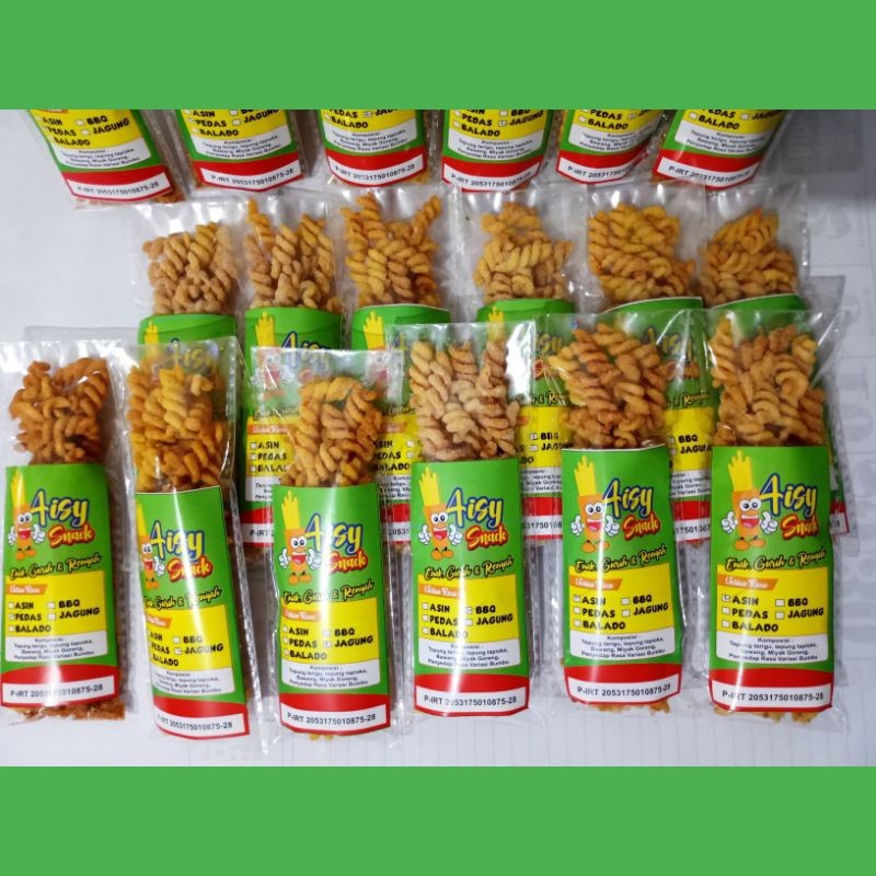 

Mamam_Asoy Paket Isi 10 Pcs Makaroni Spiral 30 Gram Termurah