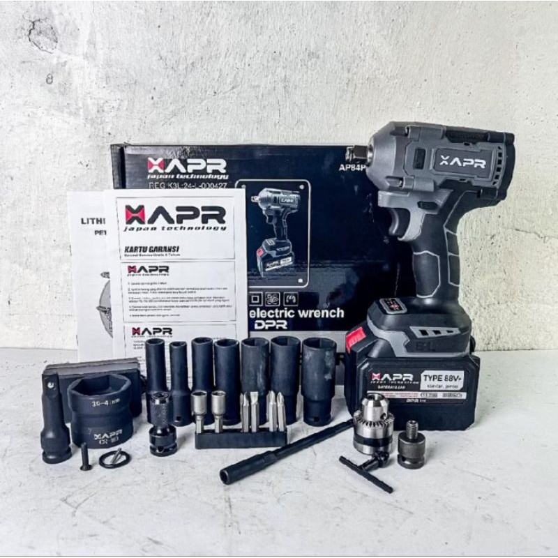 (Homelytouch Apr Ap84 Promax+ Impact Wrench Apr Japan Max 1000Nm Ap84 Promax Cvt 15 Cell Speed Turbo