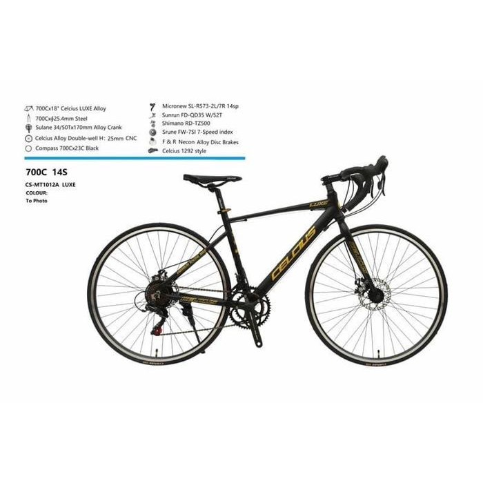 Sepeda Balap Roadbike 700c Celcius Alloy Luxe Murah