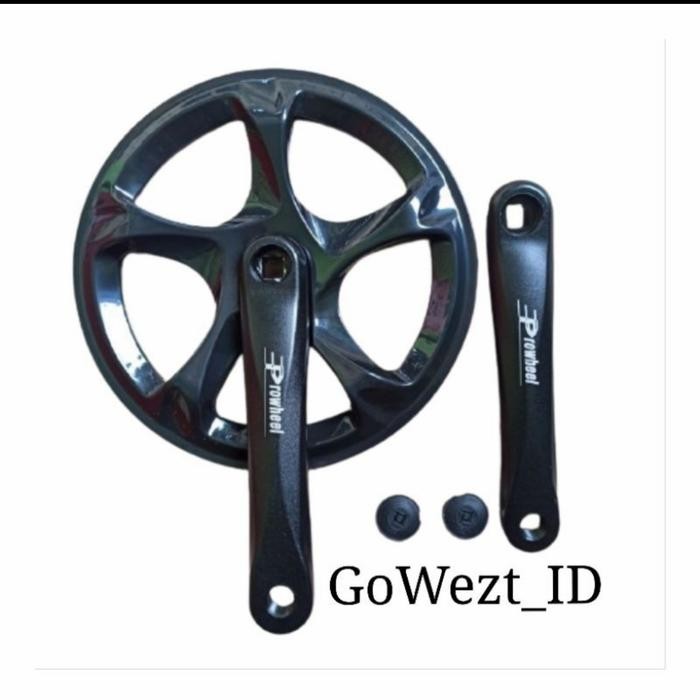 Gear Crank Sepeda Lipat Minion Fixie PROWHEEL 52T Single Chainwheel