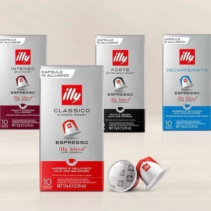 

Illy Classico Nespresso Coffee Capsule - Classic Roast - Isi 10 Kapsul