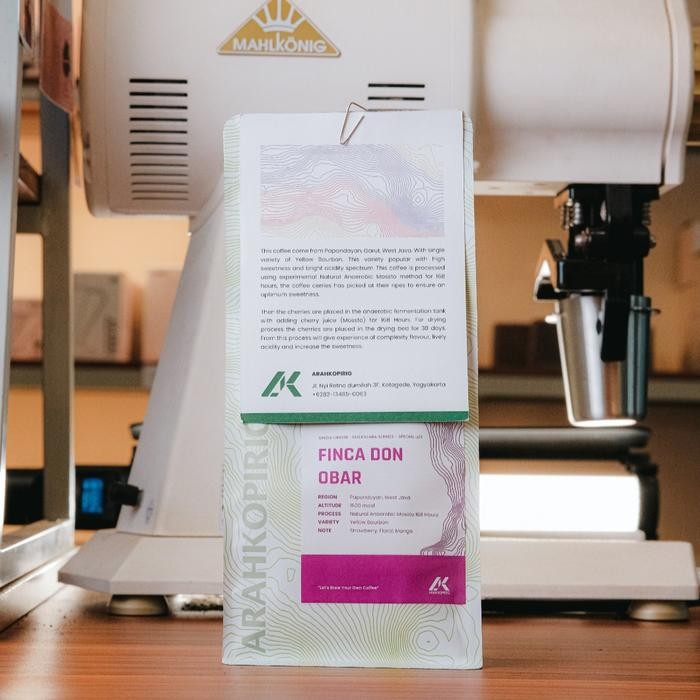 

Finca Don Obar Yellow Bourbon Natural Anaerob Mosto 168 Hours