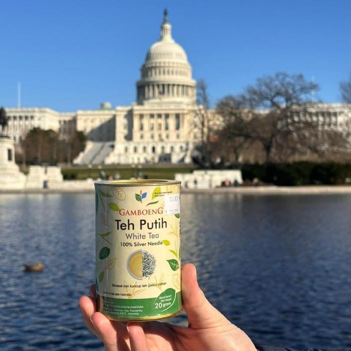 

Teh Putih White Tea Gamboeng kemasan 20 gram