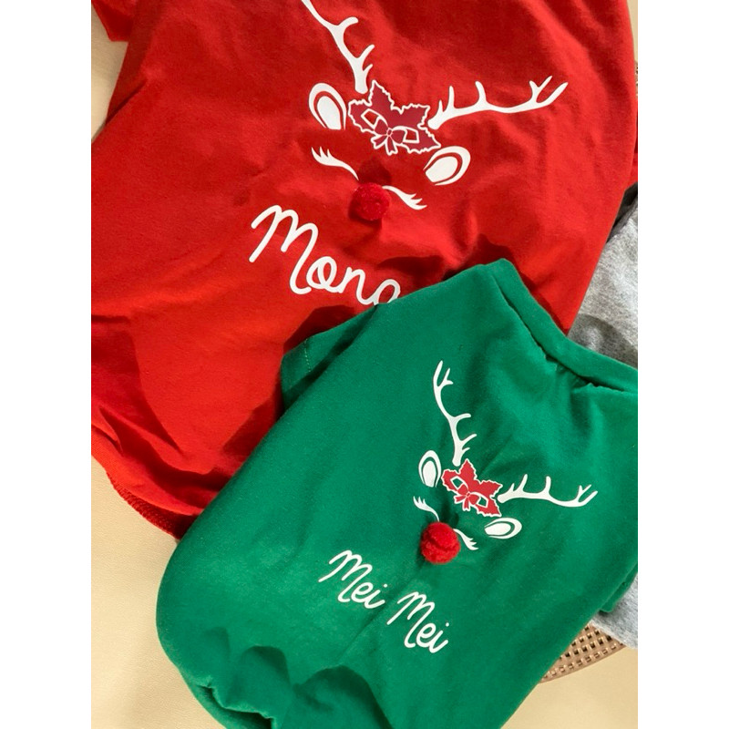 kaos natal anjing baju natal anjing baju anjing kaos anjing tshirt natal anjing