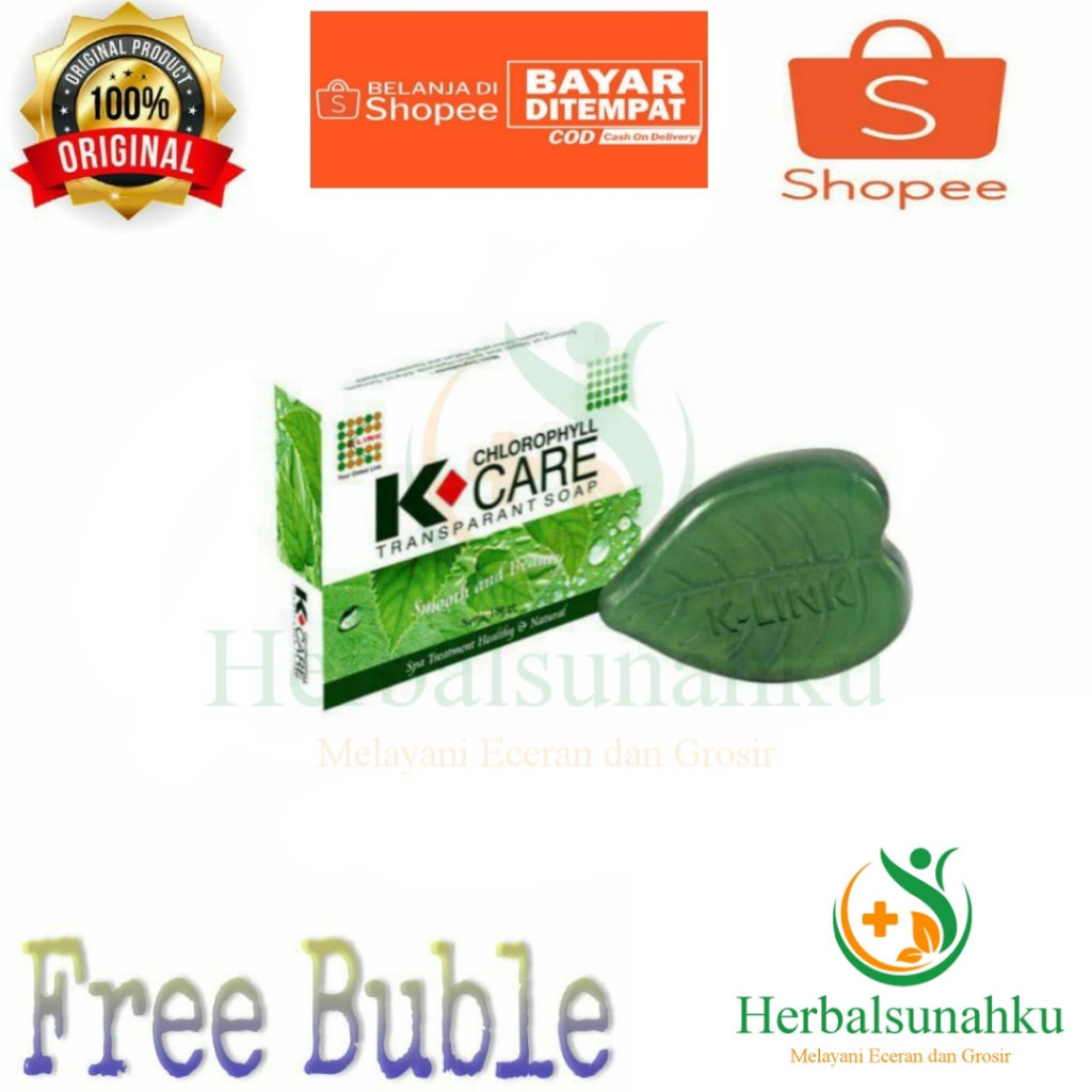 Sabun Chlorophyll K-Link care Transparent Soap (Sabun K-link)
