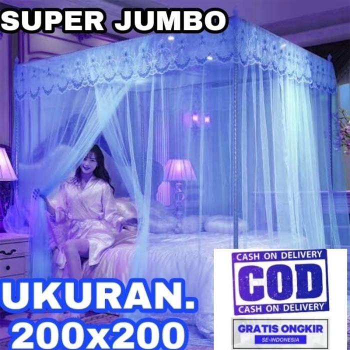 Kelambu Anti Nyamuk Jumbo Dewasa Tebal Tidur