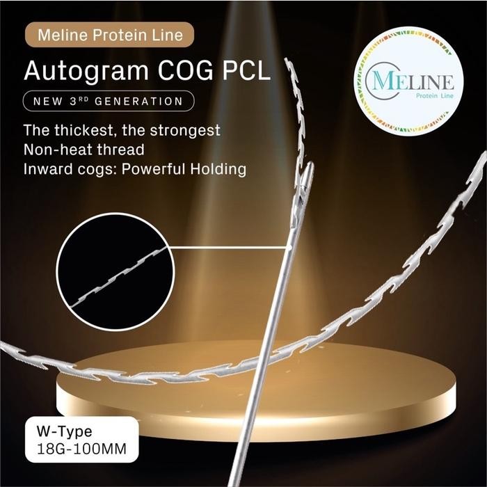 Meline PCL Autogram 18G-100mm Thread Lift ecer