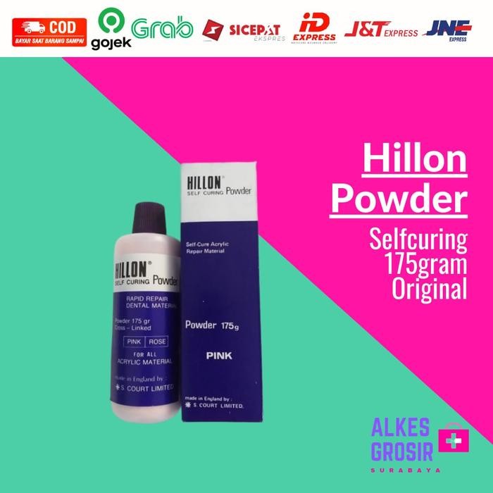 Hillon Powder Self Cure Curing 175gram ORIGINAL Hilon Dental Gigi