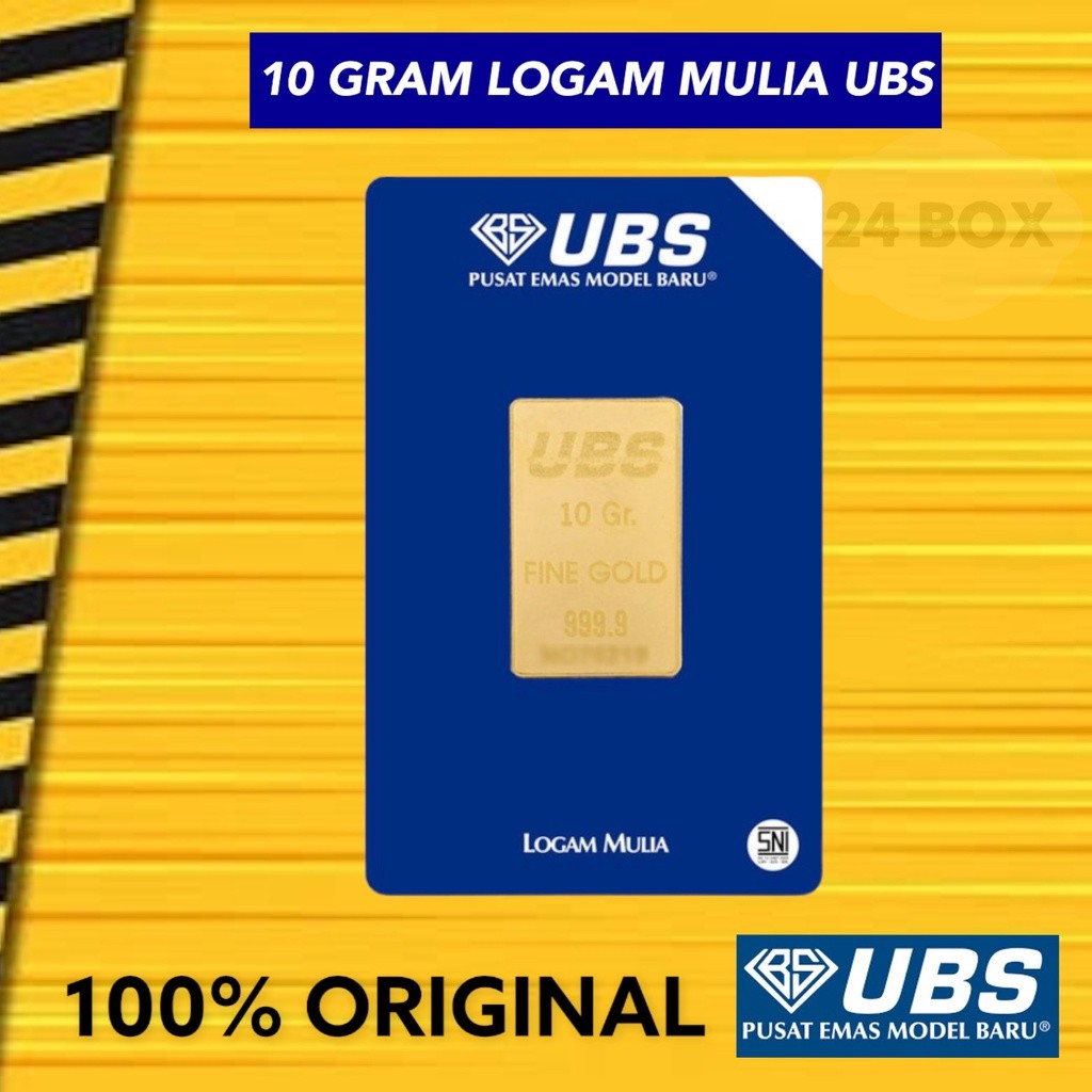LM UBS 10 GR , LOGAM MULIA EMAS UBS 10 GRAM