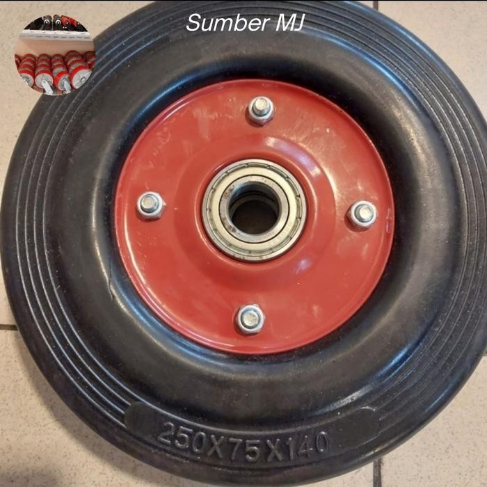 PREMIUM Roda Lori/Ban Troli/Ban Gerobak 10 inch