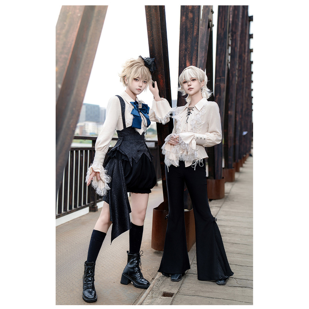 ~Hunter Of Gold~Ouji Lolita Shorts/Pants Outfit Twins Set By With Puji Pre Order / 1 Month