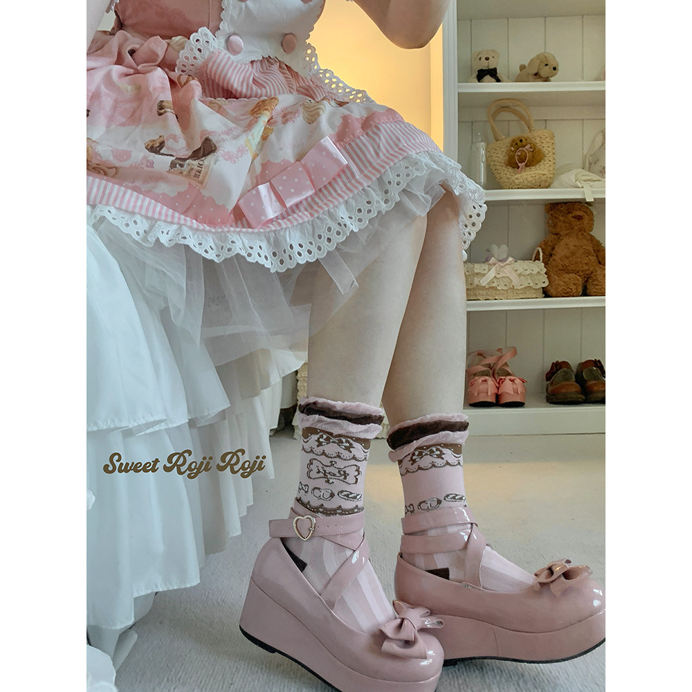 Lolita Socks For Women Autumn Cotton Jk Socks Lolita Lovely Harajuku Socks