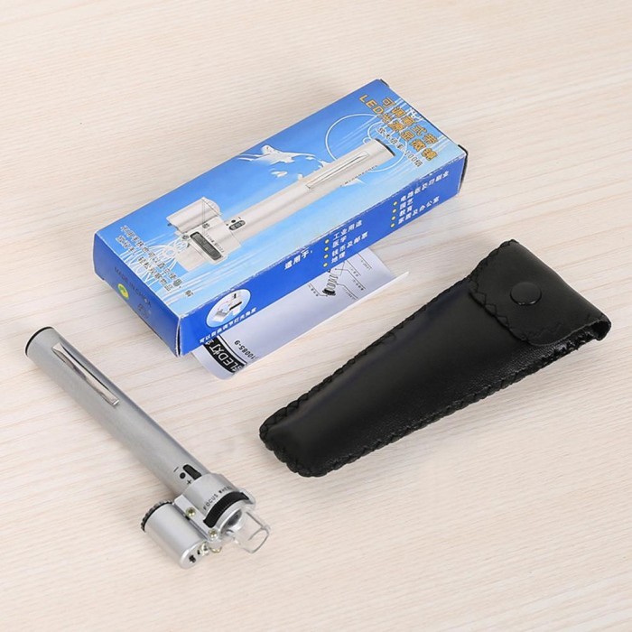 

Bricks - Mikroskop Saku Mini Led Ab96 / Microscope Portable Lampu Tekstil