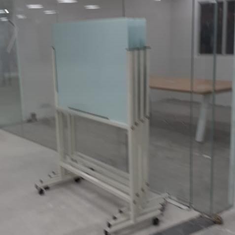 

Bricks - Glass White Board Magnetik Standing 80 120 Cm