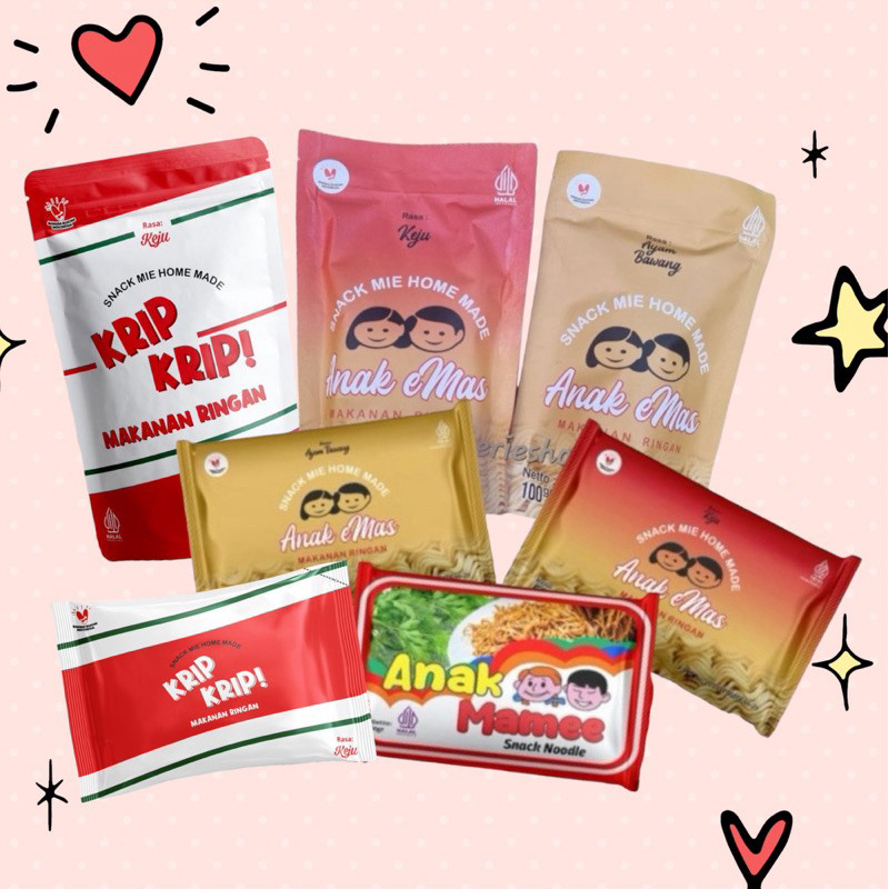 

Andrianbijaksana Mie Mas Inspired Anak Mas Snack Jadul 100Gr Homemade Anakmas Snack Jadoel Anak Emas