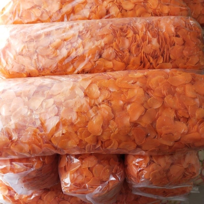 

Andrianbijaksana Termurah 1Kg Kerupuk Oren Merah Krupuk Seblak Mentah Enak