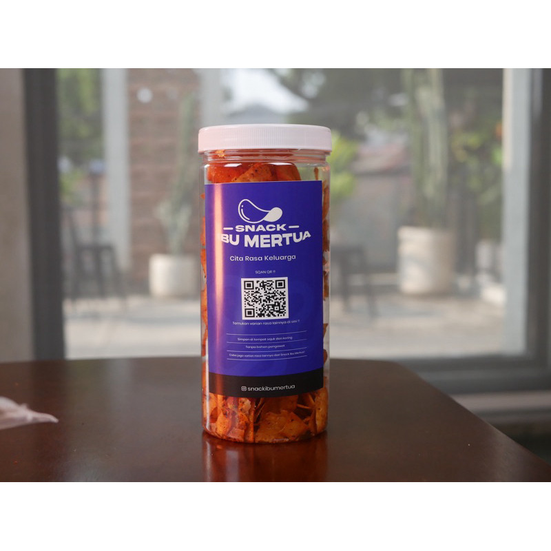 

Andrianbijaksana Snack Ibu Mertua - Keripik Singkong Pedas 200G