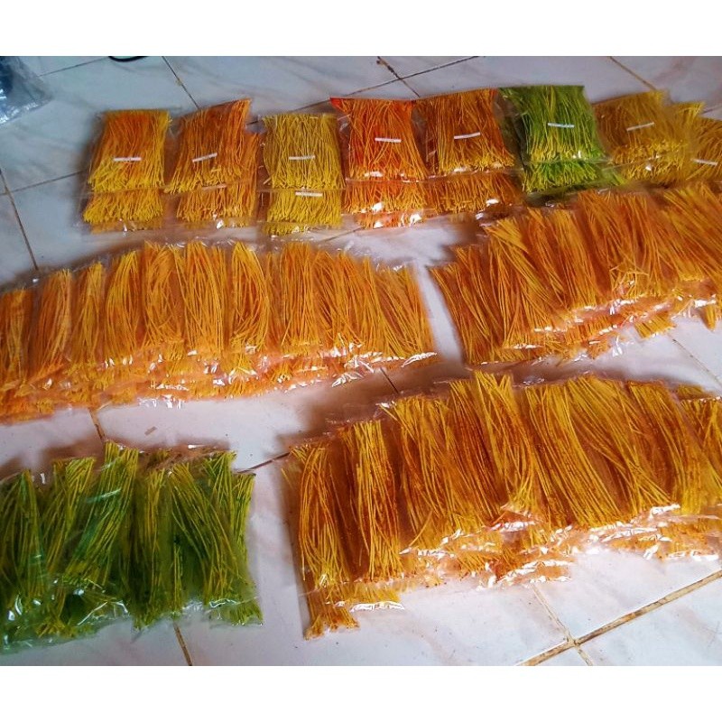

Andrianbijaksana Mie Lidi Kemasan An 1000, Isi 25Pcs/Pck, Renyah Gurih, Varian Rasa