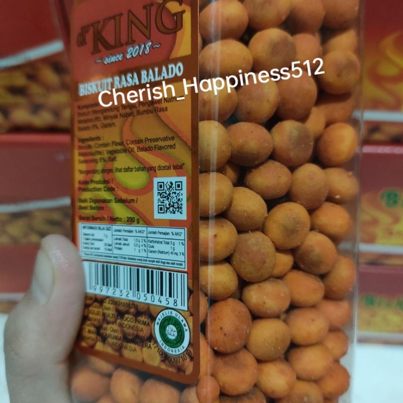 

Andrianbijaksana 1 Kotak D'King Bonibol Cokelat & Combi & Pelangi & Balado ~ Biskuit Salut Cokelat