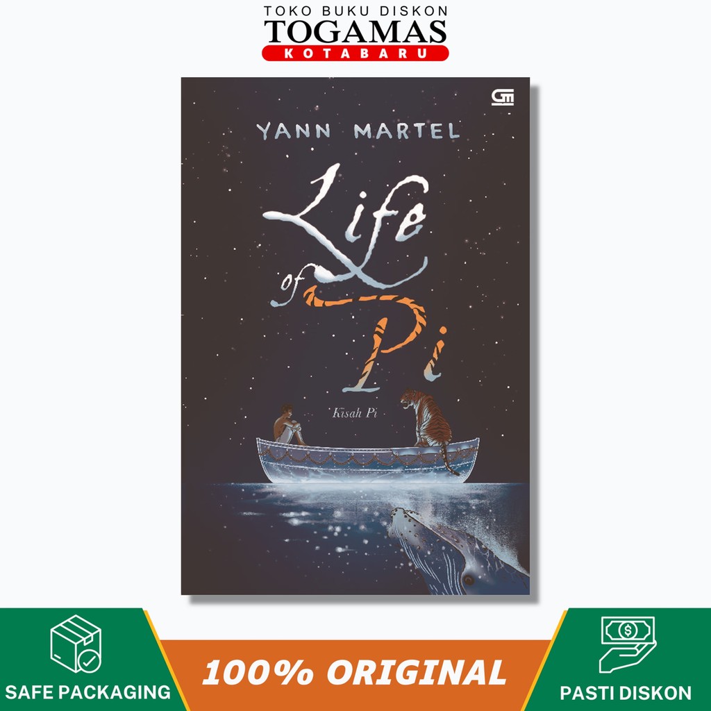 Life Of Pi (Cover 2025) - Yann Martel - Novel Original