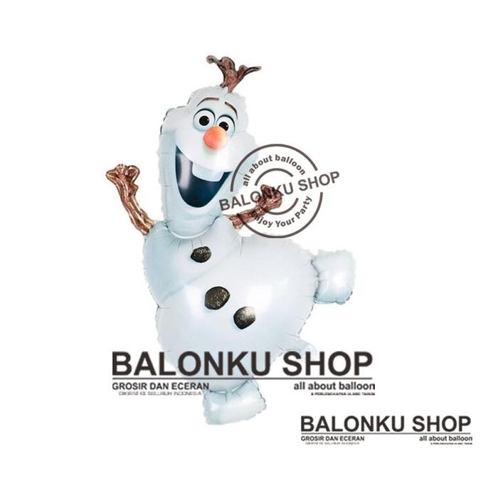 PREMIUM Balon Foil Olaf / Balon Olaf / Balon Frozen 2 Olaf Jumbo