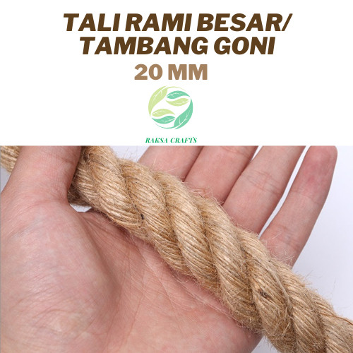 TALI TAMBANG BESAR GONI / TAMPAR GONI / TAMBANG RAMI 20mm