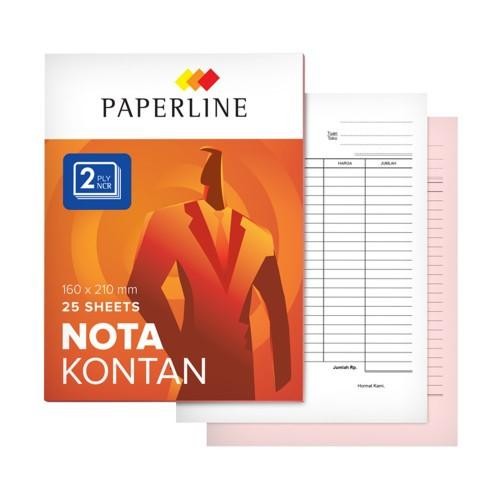 

Nota Kontan Besar 2 Ply 2Ply Paperline Rangkap 2 / B2 Ppl 1 Pack Isi 10 Buku Merah White