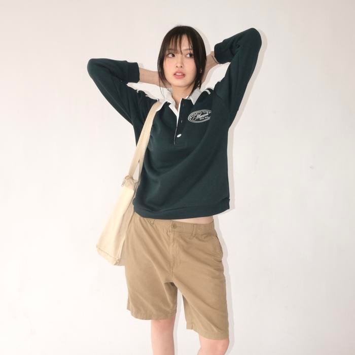 MAESON Athletic Club Classic Polo Sweatshirt