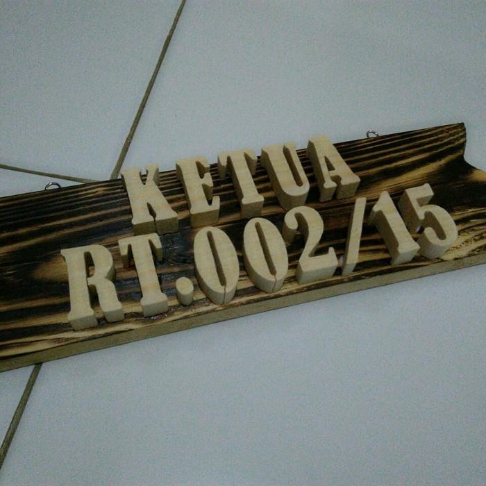 

Bikin Nama Ketua Rt Rw Dari Kayu Jati Belanda #Gratisongkir