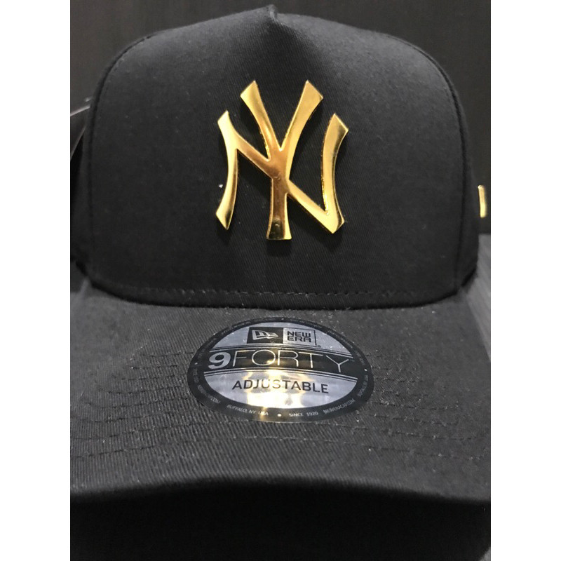 NY METAL TOPI HITAM LOGO HITAM SILVER PUTIH GOLD / TOPI BISBOL METAL LOGAM NY / NY